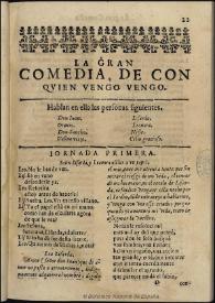 Con quien vengo vengo / [Pedro Calderón de la Barca] | Biblioteca Virtual Miguel de Cervantes