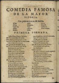 La mayor vitoria | Biblioteca Virtual Miguel de Cervantes