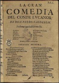 El Conde Lucanor | Biblioteca Virtual Miguel de Cervantes