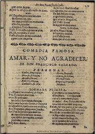 Amar y no agradecer | Biblioteca Virtual Miguel de Cervantes