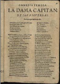 La dama capitan / de Don Diego y Don Joseph de Figueroa y Cordova | Biblioteca Virtual Miguel de Cervantes