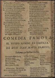 El Nueuo Mundo de Castilla | Biblioteca Virtual Miguel de Cervantes