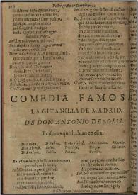 La gitanilla de Madrid [1671] | Biblioteca Virtual Miguel de Cervantes