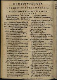 Los Medicis de Florencia / de don Diego Ximenes de Enciso | Biblioteca Virtual Miguel de Cervantes