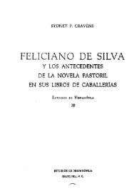 Feliciano de Silva y los antecedentes de la novela pastoril en sus libros de caballerías | Biblioteca Virtual Miguel de Cervantes