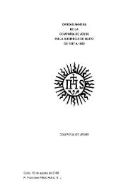 Cartas Annuas de la Compañía de Jesús en la Audiencia de Quito de 1587 a 1660 / Francisco Piñas | Biblioteca Virtual Miguel de Cervantes