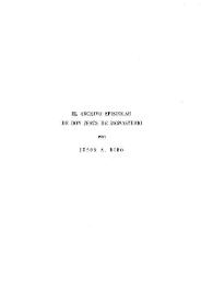 El archivo epistolar de D. Jesús de Monasterio / por Jesús A. Ribó | Biblioteca Virtual Miguel de Cervantes