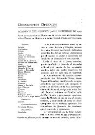 Documentos oficiales. Acta de elección de directos. Boletín de la Real Academia de la Historia, tomo 91 (octubre-diciembre 1927). Cuaderno II / Vicente Castañeda | Biblioteca Virtual Miguel de Cervantes