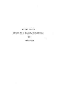 Necrología : Excmo. Sr. D. Manuel de Cárdenas / por José Yarnoz | Biblioteca Virtual Miguel de Cervantes