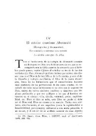 El místico murciano Abenarabi (Monografías y documentos) : Su teología y sistema del cosmos. [IV] / Miguel Asín Palacios | Biblioteca Virtual Miguel de Cervantes