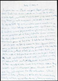 Carta de Asunción Balaguer a Francisco Rabal. Madrid, 6-7 de mayo de 1959 | Biblioteca Virtual Miguel de Cervantes