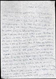 Carta de Asunción Balaguer a Francisco Rabal. Madrid, 17 de julio de 1958 | Biblioteca Virtual Miguel de Cervantes