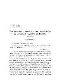 Documentos referentes a las postrimerías de la Casa de Austria en España (continuación) [8 octubre-31 diciembre 1699] / Príncipe Adalberto de Baviera, Gabriel Maura Gamazo | Biblioteca Virtual Miguel de Cervantes