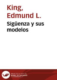 Sigüenza y sus modelos / Edmund L. King | Biblioteca Virtual Miguel de Cervantes