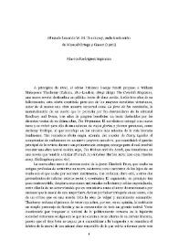 "El viudo Lovel" de W. M. Thackeray, en la traducción de Manuel Ortega y Gasset (1920) / Marcos Rodríguez Espinosa | Biblioteca Virtual Miguel de Cervantes