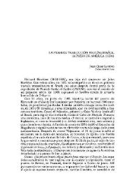 Carta de Richard Hawkins, en traducción anónima (1594). La primera traducción inglés-español impresa en América / Julio César Santoyo | Biblioteca Virtual Miguel de Cervantes