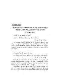 Documentos referentes a las postrimerías de la Casa de Austria en España [1700] / Príncipe Adalberto de Baviera y Gabriel Maura Gamazo | Biblioteca Virtual Miguel de Cervantes