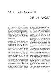 La desaparición de la niñez / [por el profesor Neil Postman, de Australia] | Biblioteca Virtual Miguel de Cervantes