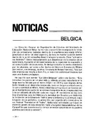 Boletín Iberoamericano de Teatro para la Infancia y la Juventud, núm. 35 (enero-marzo 1985). Noticias | Biblioteca Virtual Miguel de Cervantes