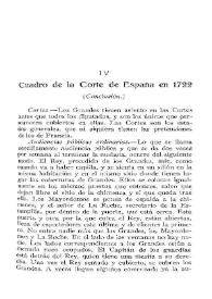 Cuadro de la Corte de España en 1722. (Conclusión) / [Duque de Saint-Simon] | Biblioteca Virtual Miguel de Cervantes