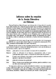 Informe sobre la reunión de la Junta Directiva en Odense | Biblioteca Virtual Miguel de Cervantes