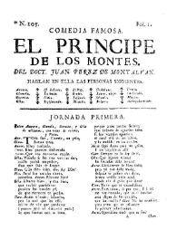 El principe de los montes / del doct. Juan Perez de Montalvan | Biblioteca Virtual Miguel de Cervantes