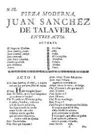 Juan Sanchez de Talavera | Biblioteca Virtual Miguel de Cervantes