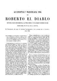 La espantosa y maravillosa vida de Roberto el Diablo, hijo del Duque de Normandía, el cual después fue llamado hombre de Dios (1683) / [edición de Adolfo Bonilla San Martín] | Biblioteca Virtual Miguel de Cervantes