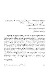 Influencia demoníaca y distorsión de la realidad en "Quien mal anda en mal acaba" de Juan Ruiz de Alarcón / Natalia Fernández Rodríguez | Biblioteca Virtual Miguel de Cervantes