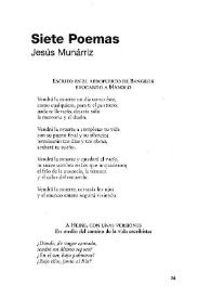 Siete poetas / Jesús Munárriz | Biblioteca Virtual Miguel de Cervantes