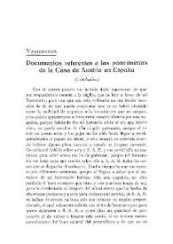 Documentos referentes a las postrimerías de la Casa de Austria en España [1700-1703] (Conclusión) / Príncipe Adalberto de Baviera y Gabriel Maura Gamazo | Biblioteca Virtual Miguel de Cervantes