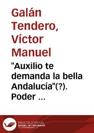 "Auxilio te demanda la bella Andalucía"(?). Poder nazarí y mudéjares valencianos en el siglo del Arcipreste / Víctor Manuel Galán Tendero | Biblioteca Virtual Miguel de Cervantes