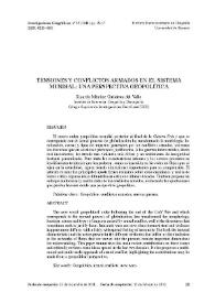 Tensiones y conflictos armados en el sistema mundial: una perspectiva geopolítica / Ricardo Méndez Gutiérrez del Valle | Biblioteca Virtual Miguel de Cervantes