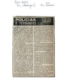 Policías y fotógrafos / por Joaquín Calvo-Sotelo | Biblioteca Virtual Miguel de Cervantes