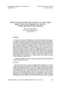 Implicaciones territoriales de una gran obra hidráulica : el embalse del Tranco (cabecera del Guadalquivir) / Eduardo Araque Jiménez | Biblioteca Virtual Miguel de Cervantes