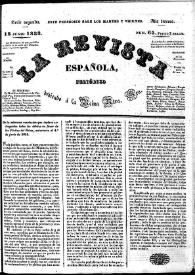 La Revista española : periódico dedicado a la Reina Ntra. Sra. Núm. 65, 18 de junio de 1833 | Biblioteca Virtual Miguel de Cervantes