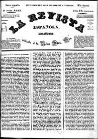 La Revista española : periódico dedicado a la Reina Ntra. Sra. Núm. 75, 9 de julio de 1833 | Biblioteca Virtual Miguel de Cervantes