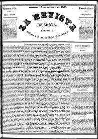 La Revista española : periódico dedicado a la Reina Ntra. Sra. Núm. 104, domingo 13 de octubre de 1833 | Biblioteca Virtual Miguel de Cervantes