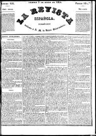 La Revista española : periódico dedicado a la Reina Ntra. Sra. Núm. 140, domingo 5 de enero de 1834 | Biblioteca Virtual Miguel de Cervantes