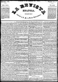 La Revista española : periódico dedicado a la Reina Ntra. Sra. Núm. 155, domingo 9 de febrero de 1834 | Biblioteca Virtual Miguel de Cervantes