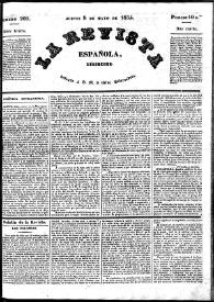 La Revista española : periódico dedicado a la Reina Ntra. Sra. Núm. 209, jueves 8 de mayo de 1834 | Biblioteca Virtual Miguel de Cervantes