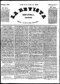 La Revista española : periódico dedicado a la Reina Ntra. Sra. Núm. 230, lunes 2 de junio de 1834 | Biblioteca Virtual Miguel de Cervantes