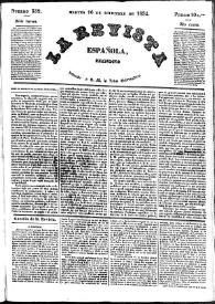 La Revista española : periódico dedicado a la Reina Ntra. Sra. Núm. 332, martes 16 de septiembre de 1834 | Biblioteca Virtual Miguel de Cervantes