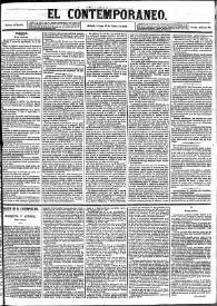 El Contemporáneo. Año II, núm. 59, jueves 28 de febrero de 1861 | Biblioteca Virtual Miguel de Cervantes