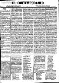 El Contemporáneo. Año II, núm. 62, domingo 3 de marzo de 1861 | Biblioteca Virtual Miguel de Cervantes