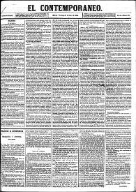 El Contemporáneo. Año II, núm. 85, domingo 31 de marzo de 1861 | Biblioteca Virtual Miguel de Cervantes