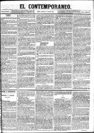 El Contemporáneo. Año II, núm. 91, domingo 7 de abril de 1861 | Biblioteca Virtual Miguel de Cervantes