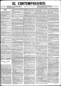 El Contemporáneo. Año II, núm. 100, jueves 18 de abril de 1861 | Biblioteca Virtual Miguel de Cervantes