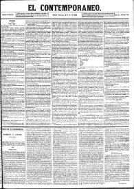 El Contemporáneo. Año II, núm. 103, domingo 21 de abril de 1861 | Biblioteca Virtual Miguel de Cervantes