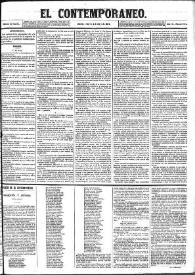 El Contemporáneo. Año II, núm. 112, jueves 2 de mayo de 1861 | Biblioteca Virtual Miguel de Cervantes